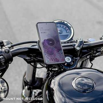 Quad Lock USB Weatherproof Wireless Charging Head, for Quad Lock Motorcycle Mounts, for Quad Lock 360