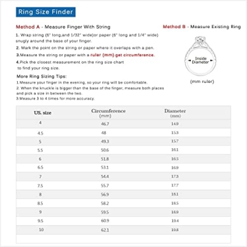 Bo.Dream Radiant Cut 2 Carat Cubic Zirconia Engagement Rings for Women Platinum Plated Sterling Silver Size 4.5