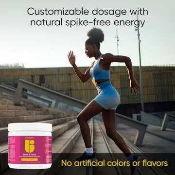 Universal U Boost & Focus Powder, Increase Energy and Cognitive Performance, Pre Workout, Custom Dosing, VIT B12, Niacin, Choline, L-Tyrosine, No Artificial Flavors, 30 Servings (Mango Twist)