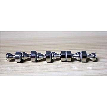 Brute Magnetics 12Pcs Strong Brushed Nickel Push Pins