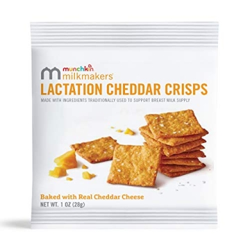 Munchkin® Milkmakers® Lactation Cheddar Crisps - 6 Count