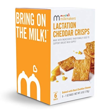Munchkin® Milkmakers® Lactation Cheddar Crisps - 6 Count