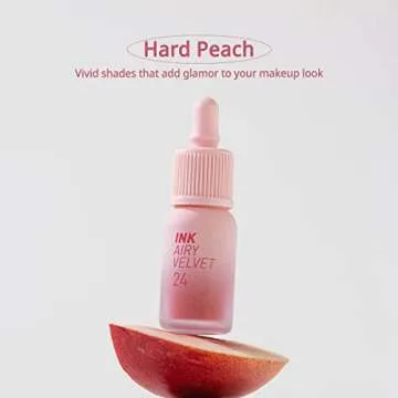 Vibrant Peripera Fluffy Peach Lip Stain for Effortless Glam
