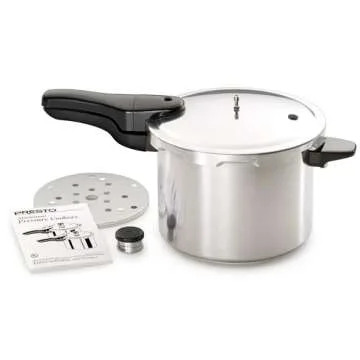Presto 6-Quart Aluminum Pressure Cooker for Fast Meals