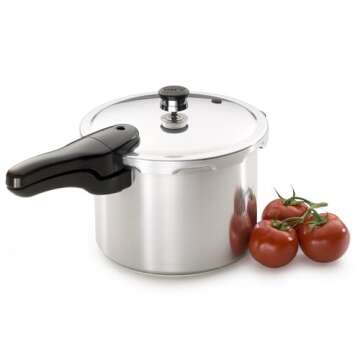 Presto 6-Quart Aluminum Pressure Cooker for Fast Meals