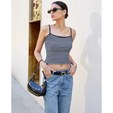 Trendy SUUKSESS Cotton Ribbed Camisole for Y2K Style