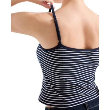 Trendy SUUKSESS Cotton Ribbed Camisole for Y2K Style