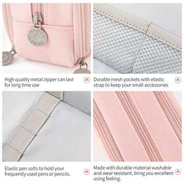 CICIMELON Large Capacity Pencil Case for School and Arts