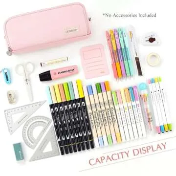 CICIMELON Large Capacity Pencil Case for School and Arts