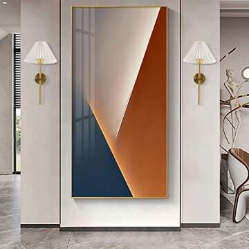 aokinround Plug in Dimmable Wall Sconces Set of Two, White Fabric Shade Wall Lamp with 6ft Hardwire in Cord, Indoor Wall Light for Bedroom Living Room Hallway Fixture, Antique Brass Lights.