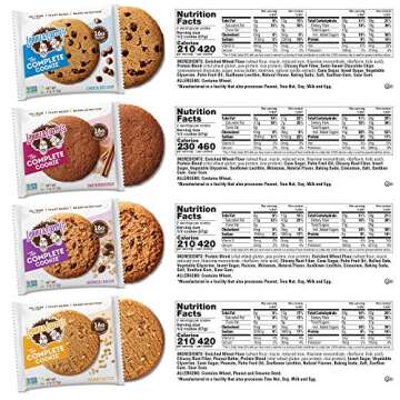 Lenny & Larry's The Complete Cookie, 8 Flavor Variety Pack, Soft Baked, 16g Plant Protein, Vegan, Non-GMO, 4 Ounce Cookie (Pack of 16)