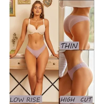FINETOO Seamless Bikini Panties for All-Day Comfort