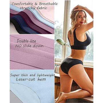FINETOO Seamless Bikini Panties for All-Day Comfort