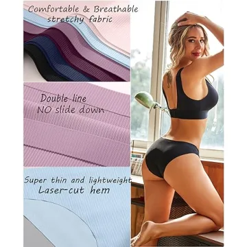FINETOO Seamless Bikini Panties for All-Day Comfort
