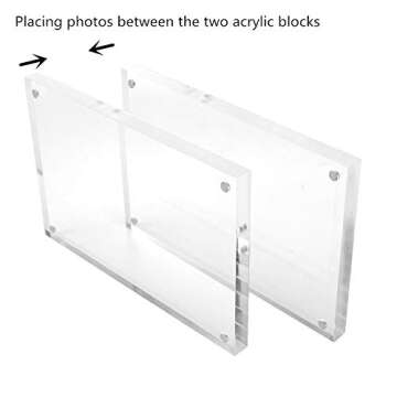 CY Craft Acrylic Business License Frame - Clear and Stylish