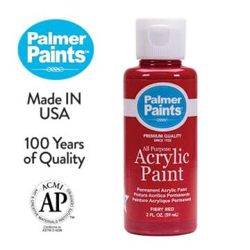 Palmer 16 Color Acrylic Paint Set for Creative Fun