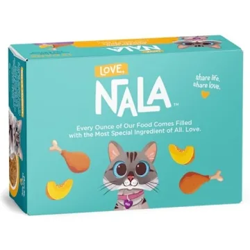 LOVE, NALA - Natural Adult Cat Wet Food - FLAKED Chicken with Pumpkin in Broth - Grain Free, Non-GMO...