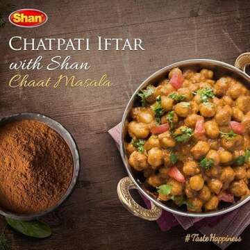 Shan Chaat Masala Powder (100g) - Tangy Indian Spice Mix for Snacks, Salads, & Street Food Seasoning...