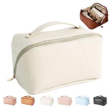 MINGRI Large Capacity Travel Cosmetic Bag - Waterproof, Stylish & Functional