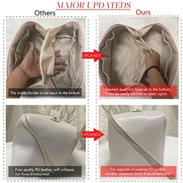 MINGRI Large Capacity Travel Cosmetic Bag for Women