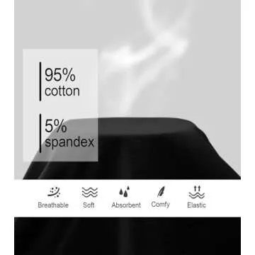 JojoQueen Period Underwear for Women Menstrual Panties Leakproof Postpartum Ladies Cotton Mid Waisted Teens Briefs