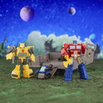 Transformers Legacy Evolution Optimus Prime Bumblebee Action Figures