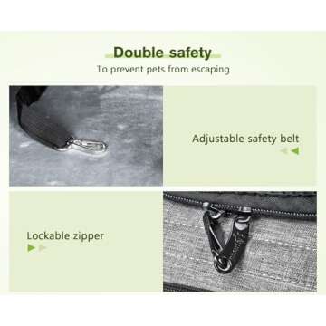 Pecute Cat Backpack for Travel & Hiking with Mesh Windows