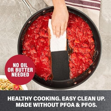 Granitestone 10" Non-Stick Frying Pan with Mineral/Diamond Coating for Long long-lasting nonstick Frying, Skillet for Cooking with Stay Cool Handles, Oven/Dishwasher Safe, Non-Toxic