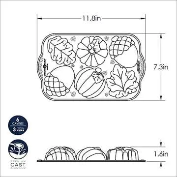 Nordic Ware Autumn Treats Pan - Bake in Style