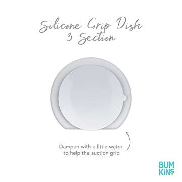 Bumkins Toddler Suction Plate for Self-Feeding Fun