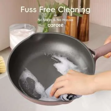 CAROTE 19pcs Stunning Nonstick Cookware Set - Elegant & Durable