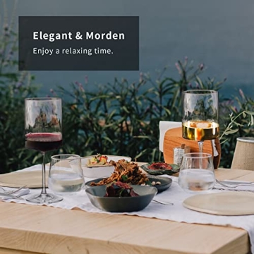 Elegant SANZO Square Wine Glass Set for Wine Lovers