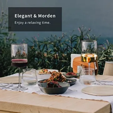 Elegant SANZO Square Wine Glass Set for Wine Lovers