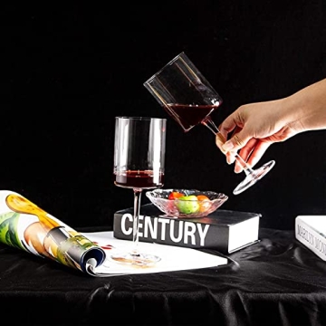 Elegant SANZO Square Wine Glass Set for Wine Lovers