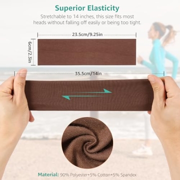 Stylish Non Slip Sports Headbands for Yoga and Exercise