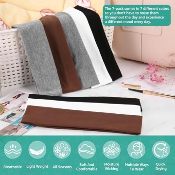 Stylish Non Slip Sports Headbands for Yoga and Exercise