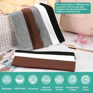 Stylish Non Slip Sports Headbands for Yoga and Exercise