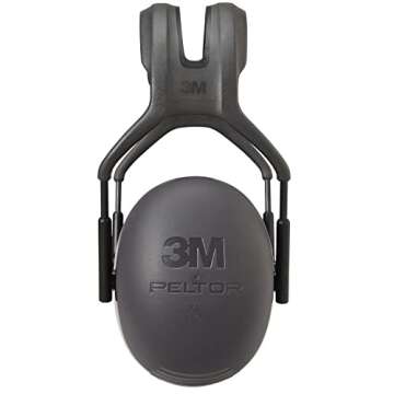 3M Standard Over The Head Earmuffs - High Noise Reduction, Comfortable & Durable