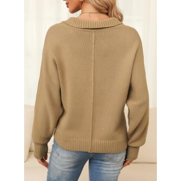 EVALESS Trendy Oversized Knit Sweater for Women