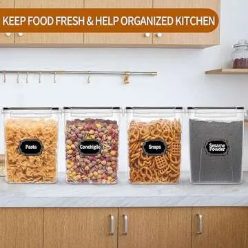 HKJ Chef Airtight Food Storage Containers 4 Pack