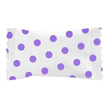 Fruidles Big Dots Buttermints, Mint Candies, After Dinner Mints, Butter Mint Candy, Fat-Free, Kosher Certified, Individually Wrapped - Purple (55 Pieces)