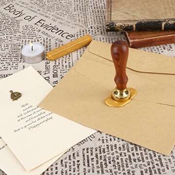 Yoption Classic Irises Wax Seal Stamp for Stunning Invitations