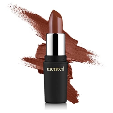 Mented Cosmetics | Semi Matte Nude Lipstick, Foxy Brown | Vegan, Paraben-free, Cruelty-free | Red an...