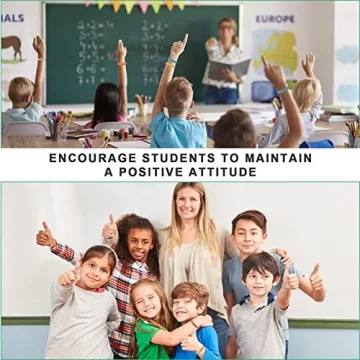 Roowest 120 Pcs Motivational Wristbands for Kids