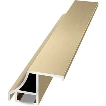 Elegant Frame My TV Deco in Pale Gold for Samsung TVs