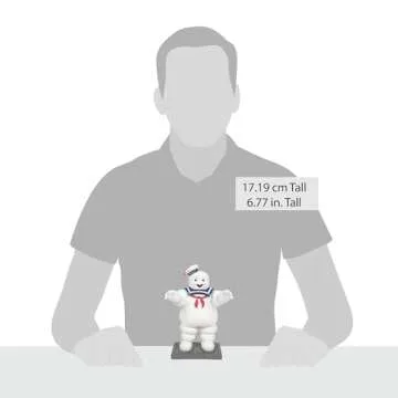 Department 56 Ghostbusters Village Accessories Mr. Stay Puft Marshmallow Man Figurine, 6.77 Inch, Multicolor
