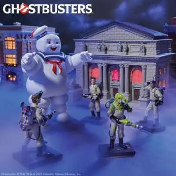 Department 56 Ghostbusters Village Accessories Mr. Stay Puft Marshmallow Man Figurine, 6.77 Inch, Multicolor