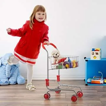 Shop Pretend Play Shopping Cart - Fun, Safe, and Versatile for Kids
