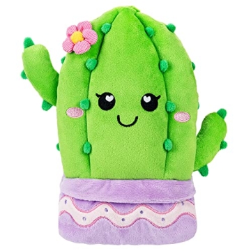 Cactus Microwavable Unscented Heating Pad for Women and Kids- Cute Soft Cozy Pillow Plush Heatable W...