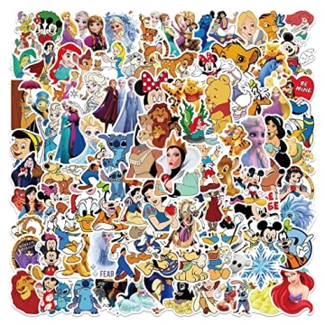100PCS Cartoon Sticker Pack for Kids Teens Adults